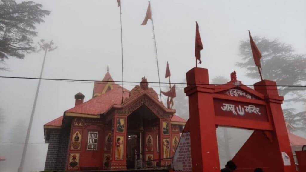 Shri hanuman mandir, Jakhu Temple Park