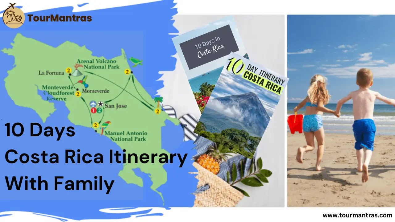 costa rica tour itinerary