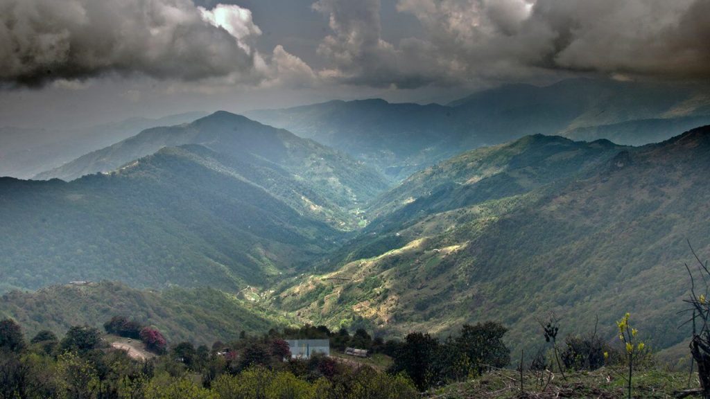 Sandakphu hill station in Bengal